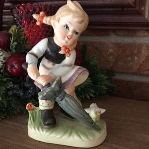 Rare Vintage Napcoware Little Girl